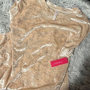 Long light pink/blush velvet dress new with tags